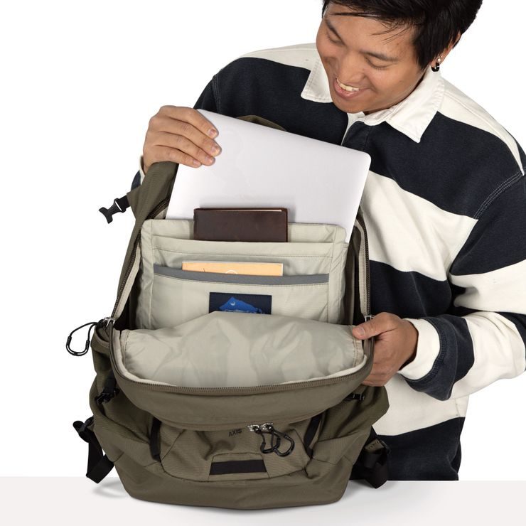 OSPREY AXIS 24 black/shale grey