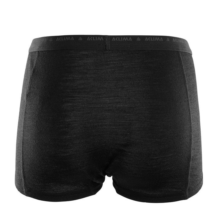 ACLIMA WarmWool Boxer shorts, Jet Black, Woman