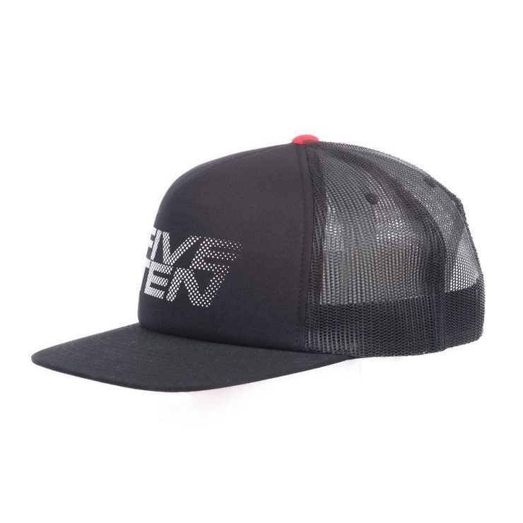 FIVE TEN Half-Tone Trucker Cap, Black Red