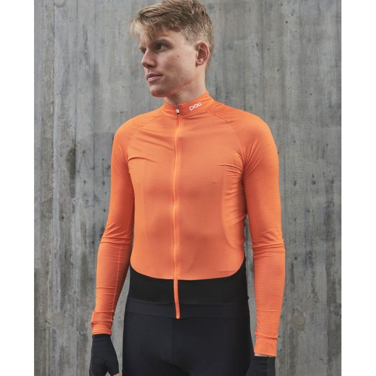POC M's Essential Road LS Jersey O Zink Orange