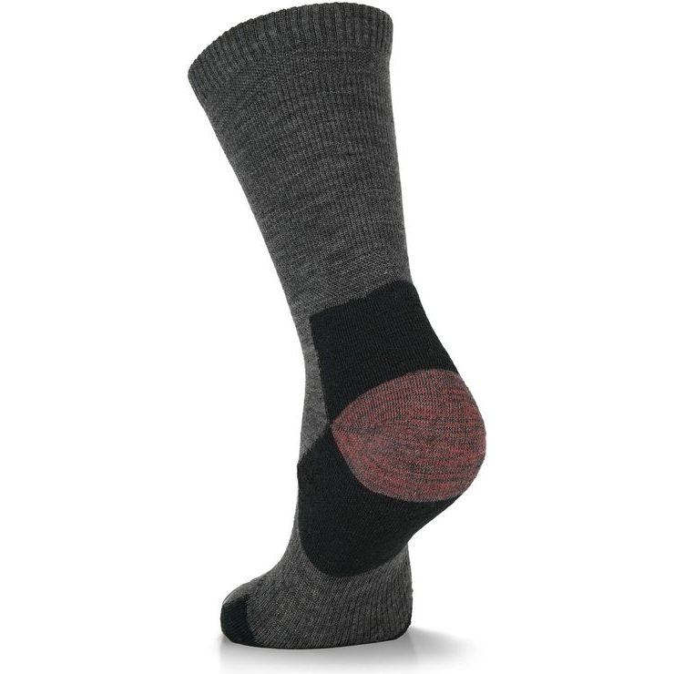 LORPEN MERINO HIKE LIGHT CREW W, WHALES GREY