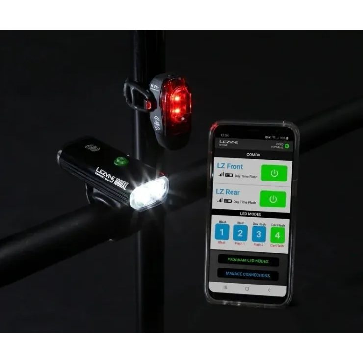 LEZYNE CONNECT SMART 1000XL / KTV SMART PAIR BLACK