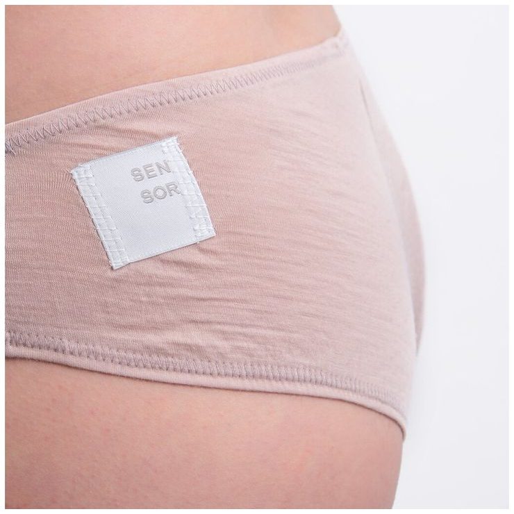 SENSOR MERINO CORDURA dámské kalhotky brazilky dusty pink