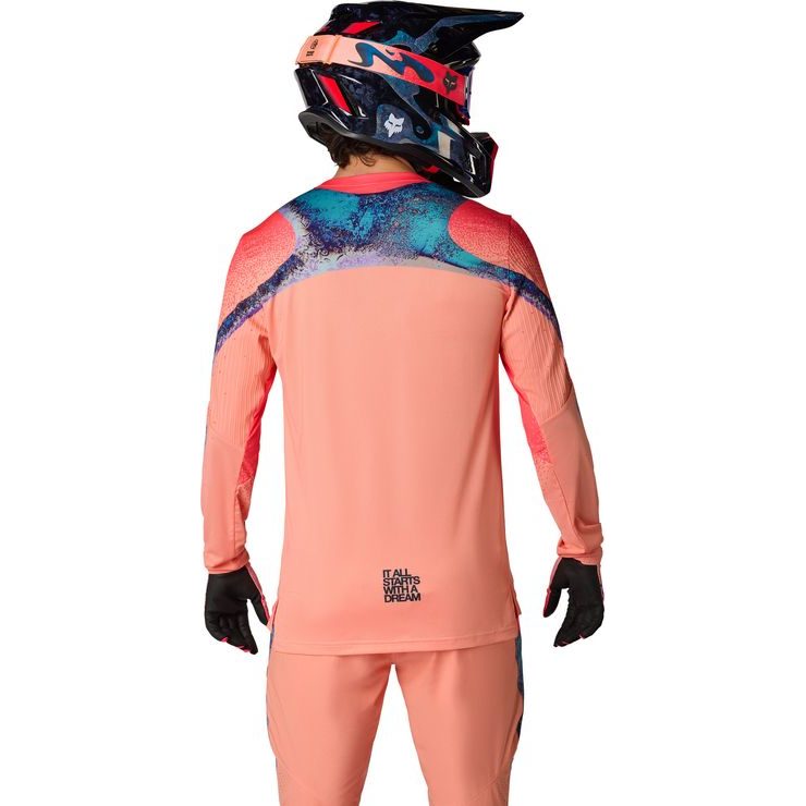 FOX Flexair Ls Jersey Vision Le Peach