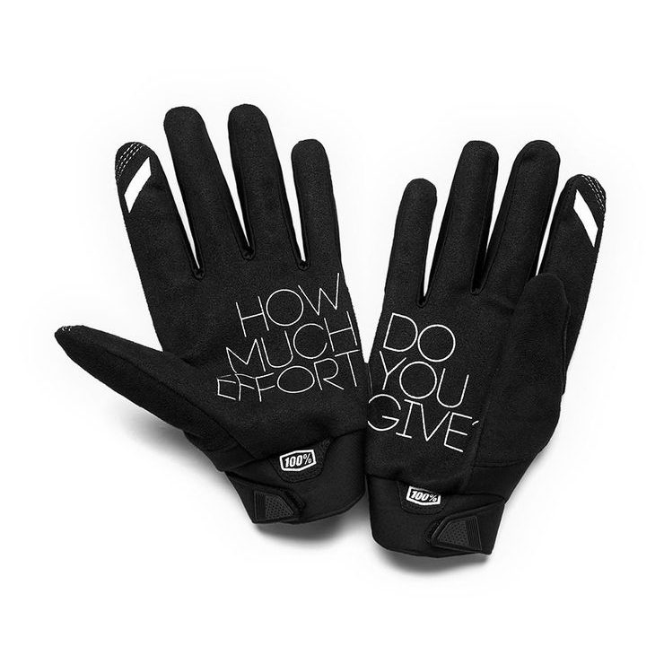 100% BRISKER Gloves Fluo Orange/Black