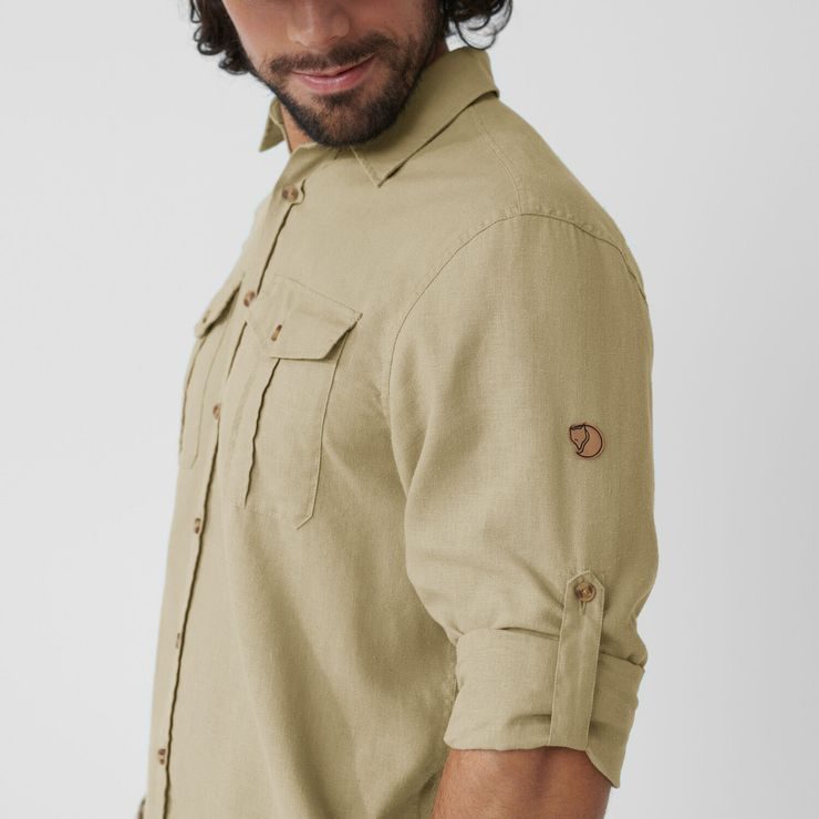 FJÄLLRÄVEN Övik Travel Shirt LS M Dusty Rose