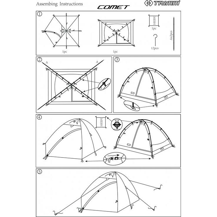 TRIMM COMET 2-3 green