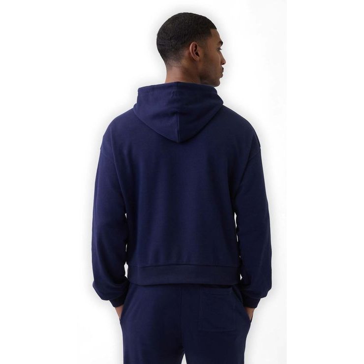 GAP 887935-01 Oversize mikina s logem VintageSoft Tmavě modrá