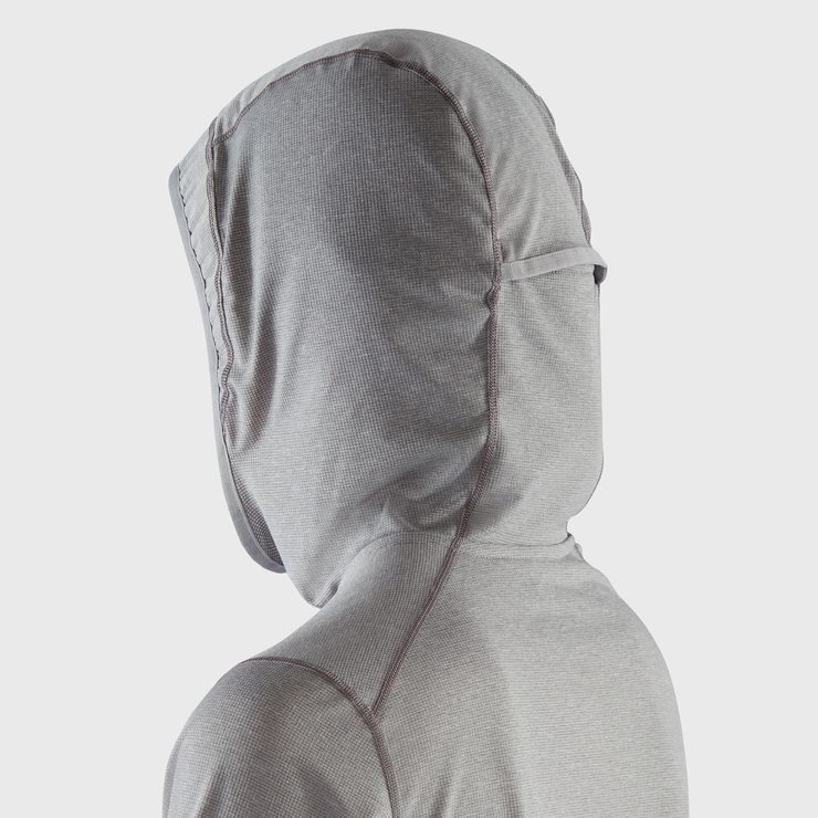 FJÄLLRÄVEN Abisko Sun-hoodie W Shark Grey