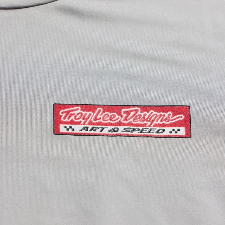 TROY LEE DESIGNS Ruckus Ride LS Tee Custom Paint Mid Gray