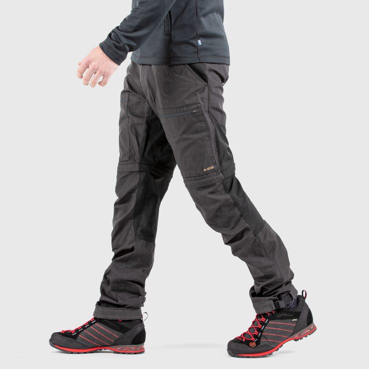 FJÄLLRÄVEN Abisko Lite Trekking Zip-off M Reg Green-Laurel Green