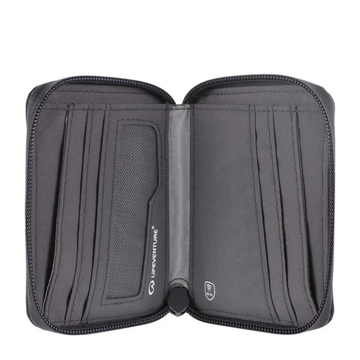 LIFEVENTURE RFiD Bi-Fold Wallet Navy