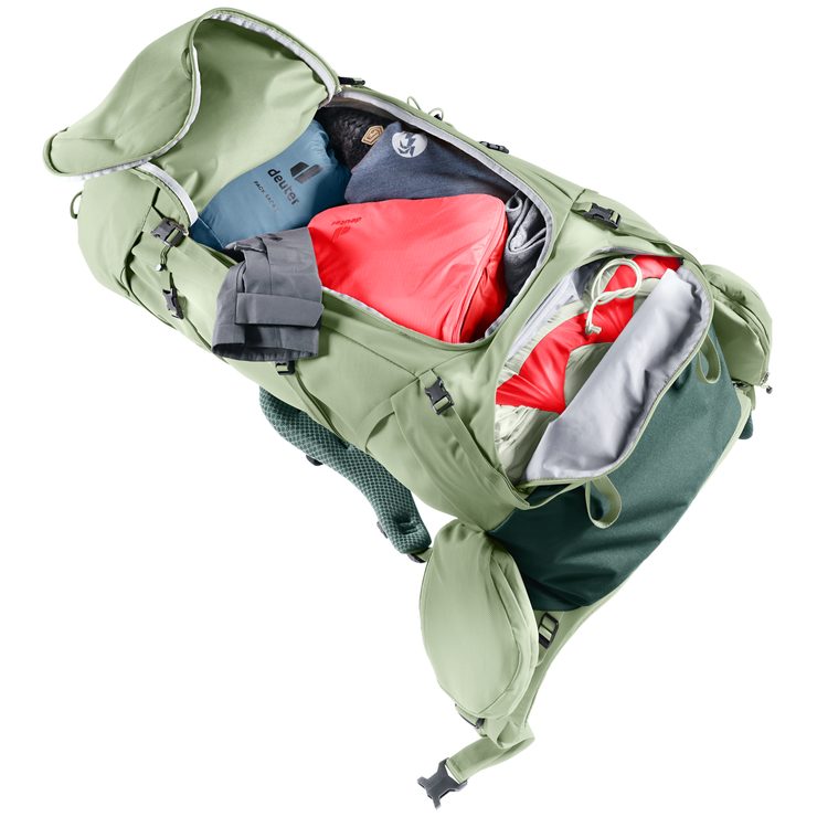 DEUTER Aircontact Core 55+10 SL grove-ivy