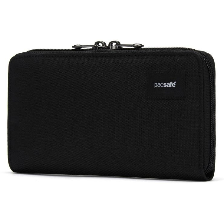 PACSAFE RFIDSAFE CONTINENTAL WALLET jet black