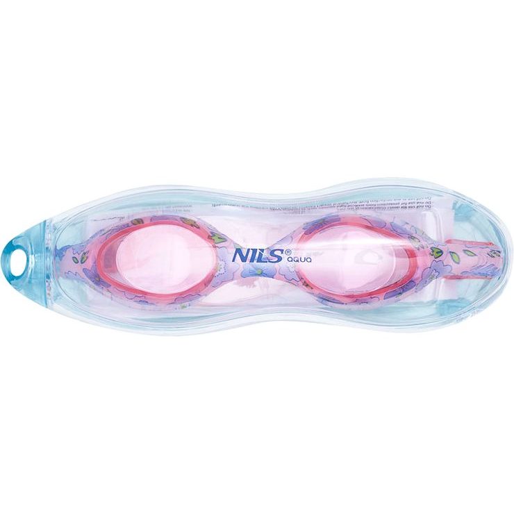 NILS Aqua NQG170FAF Junior růžové/květované