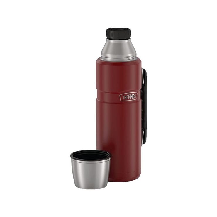 THERMOS Termoska na nápoje s madlem 1200 ml rustic red