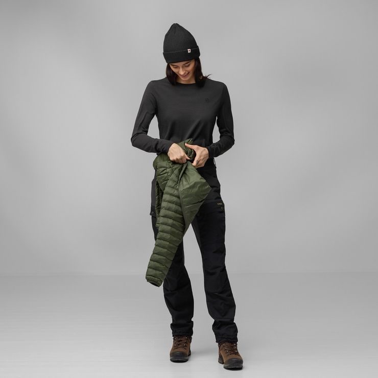 FJÄLLRÄVEN Expedition Lätt Hoodie W Fossil