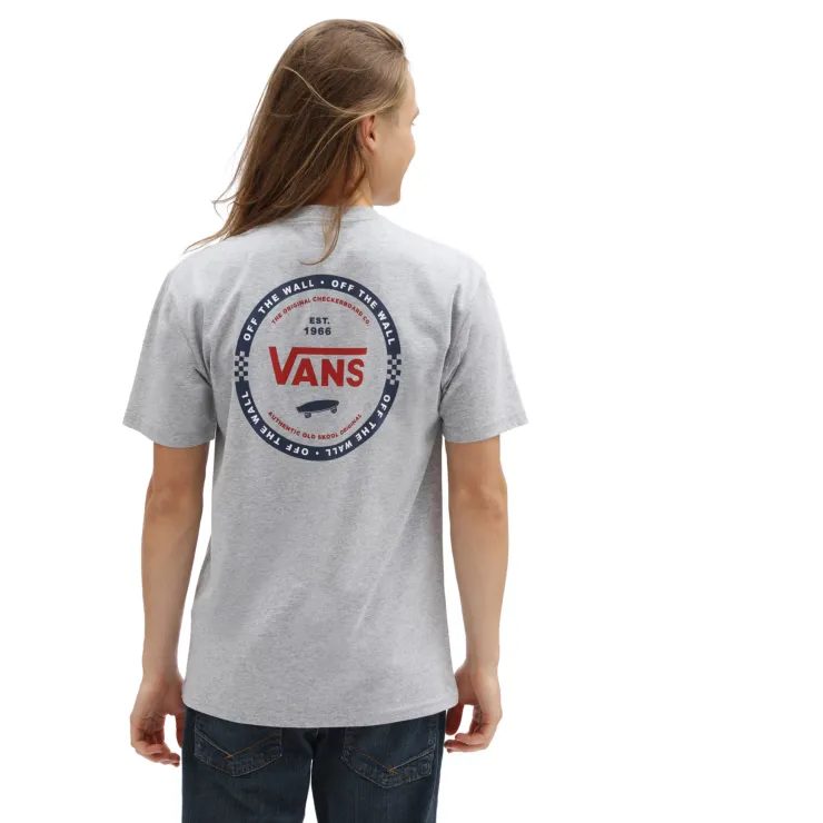 VANS LOGO CHECK SS ATHLETIC, HEATHER