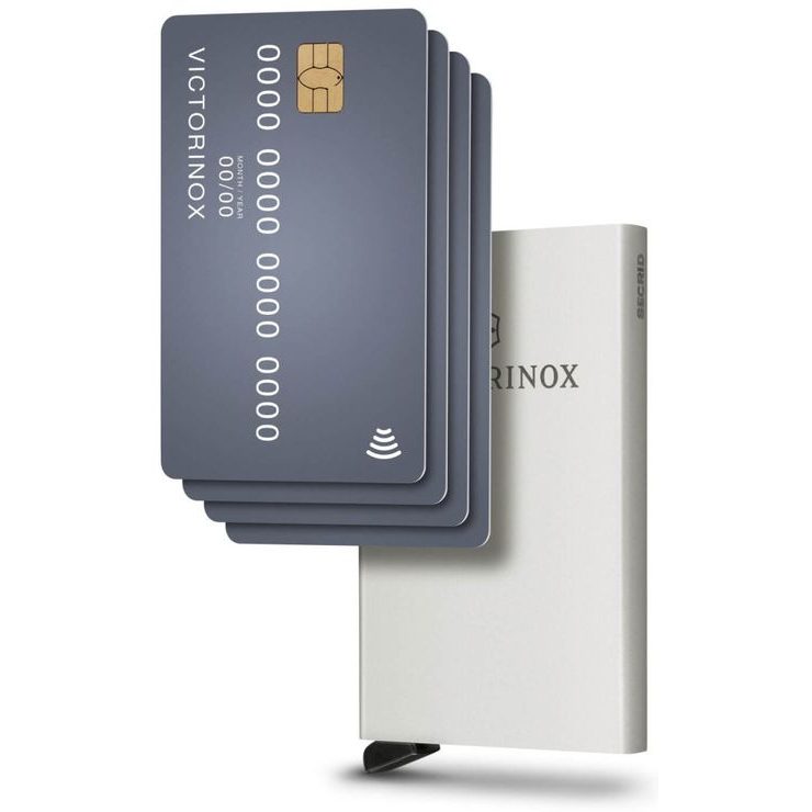 VICTORINOX Altius Secrid, Essential Card Wallet, Silver