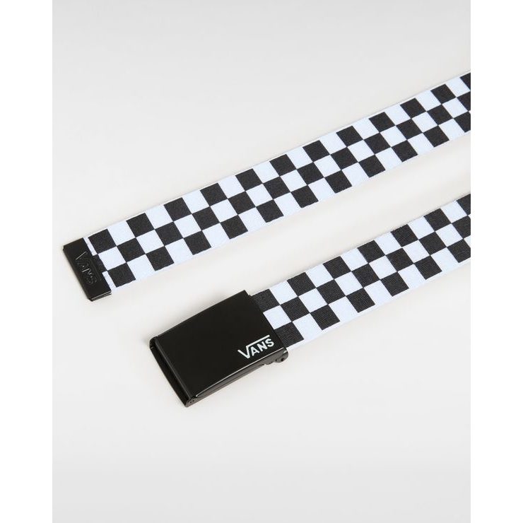 VANS BY DEPPSTER II WEB BELT BOYS, BLACK-WHITE