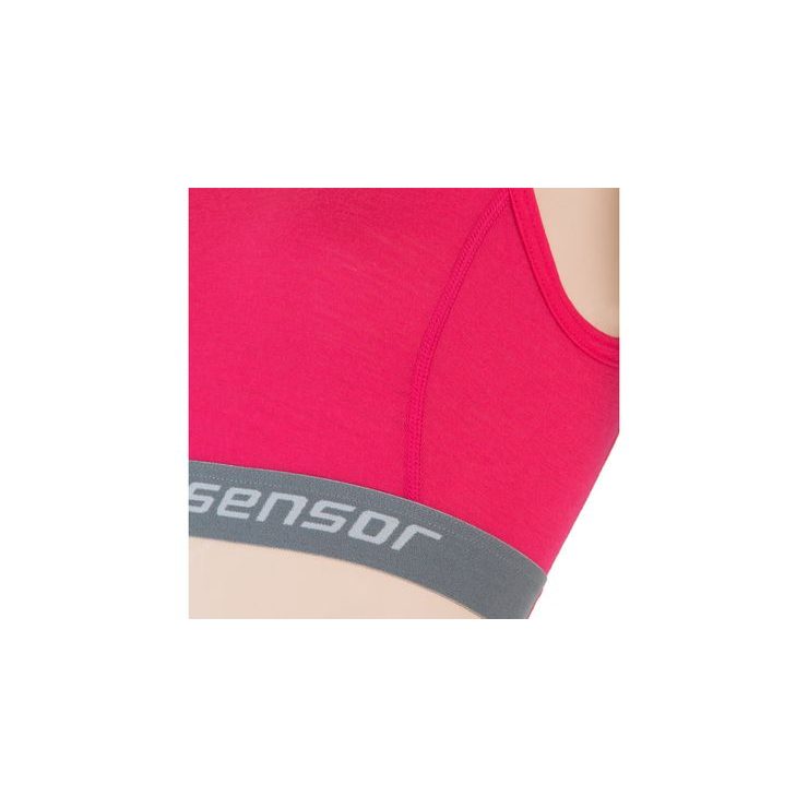 SENSOR MERINO ACTIVE dámská podprsenka magenta