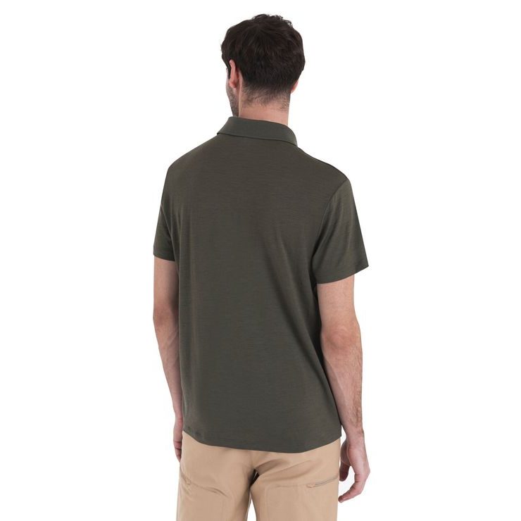 ICEBREAKER M Mer 150 Tech Lite III SS Polo, LODEN