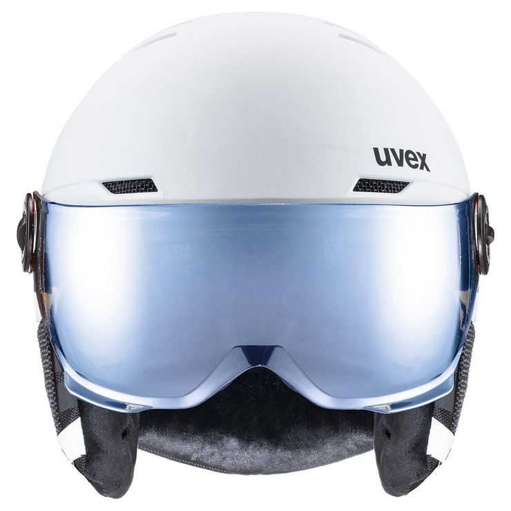 UVEX ROCKET JR VISOR, WHITE-BLACK MAT