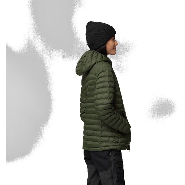FJÄLLRÄVEN Expedition Lätt Hoodie W Fossil