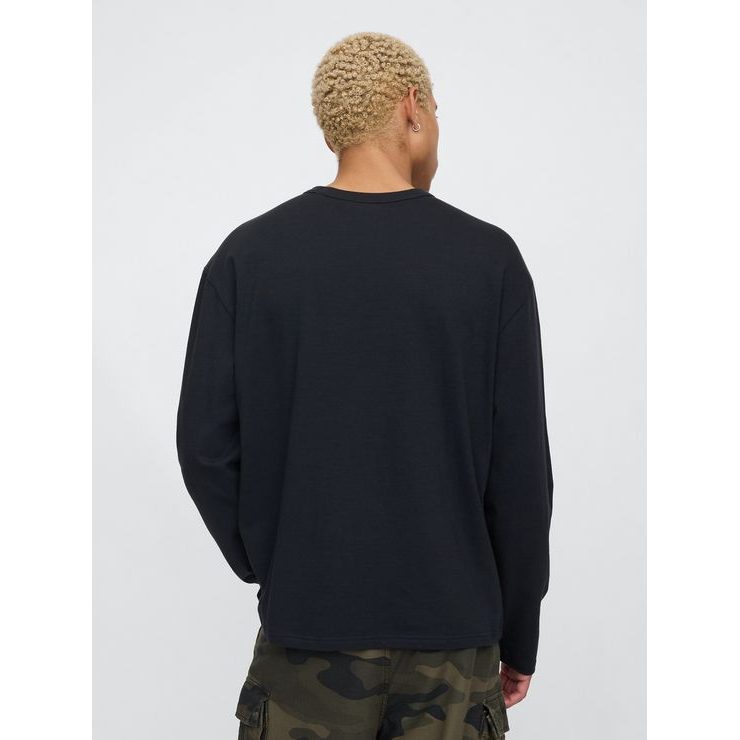 GAP Oversize tričko s logem Černá