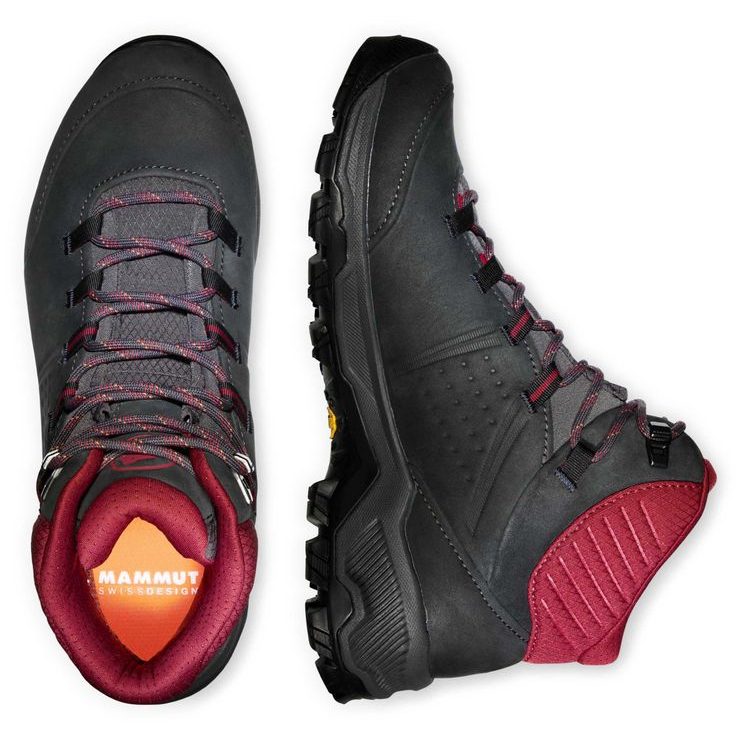 MAMMUT Nova IV Mid GTX Women black-blood red