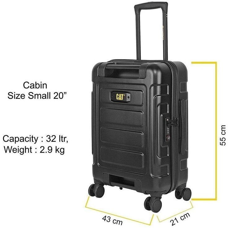 CATERPILLAR Stealth S 32 55 cm, černý