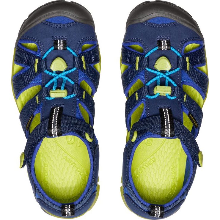 KEEN SEACAMP II CNX YOUTH, naval academy/chartreuse