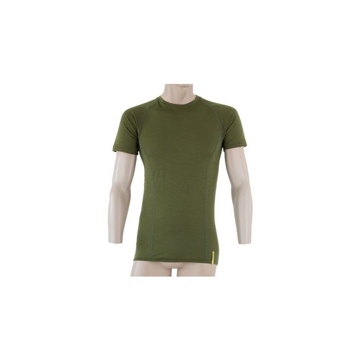 SENSOR MERINO ACTIVE pánské triko kr.rukáv safari