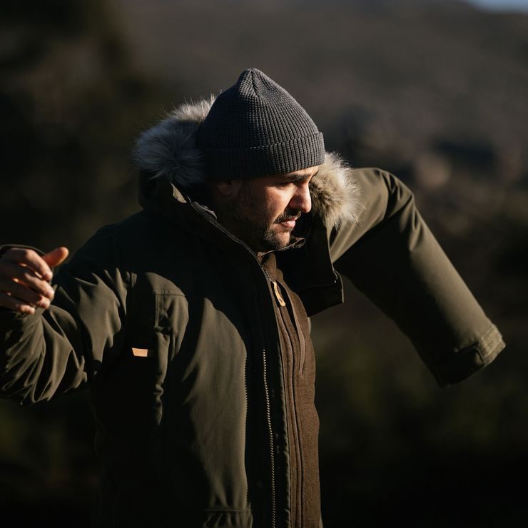 FJÄLLRÄVEN Nuuk Lite Parka M Autumn Leaf
