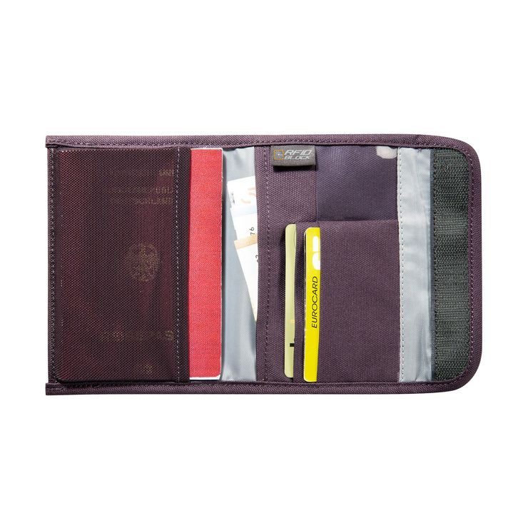 TATONKA PASSPORT SAFE RFID BLOCK midnight plum