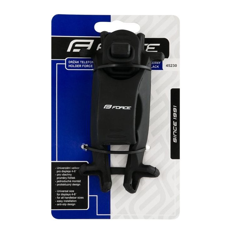FORCE FORCE phone holder for display 4-6", silicone black