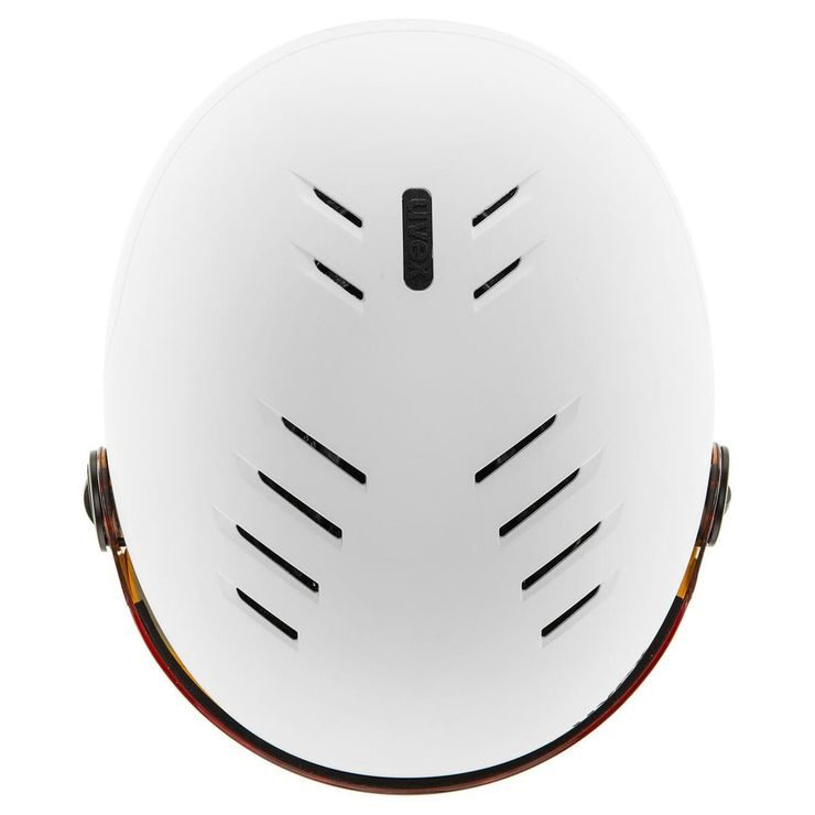 UVEX ROCKET JR VISOR, WHITE-BLACK MAT