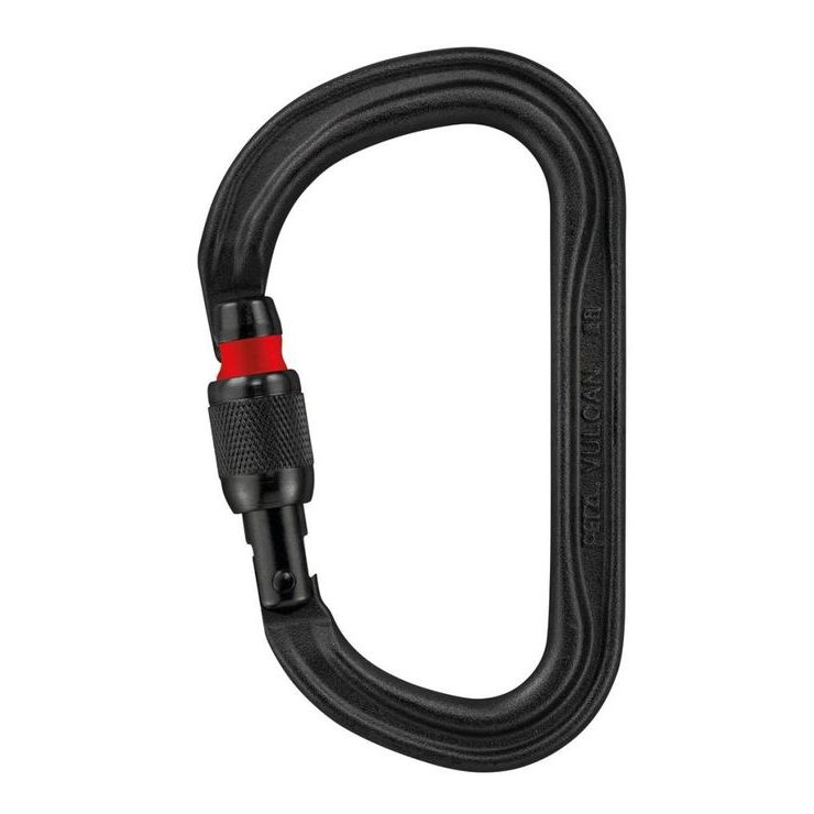 PETZL VULCAN SCREW LOCK ČERNÁ