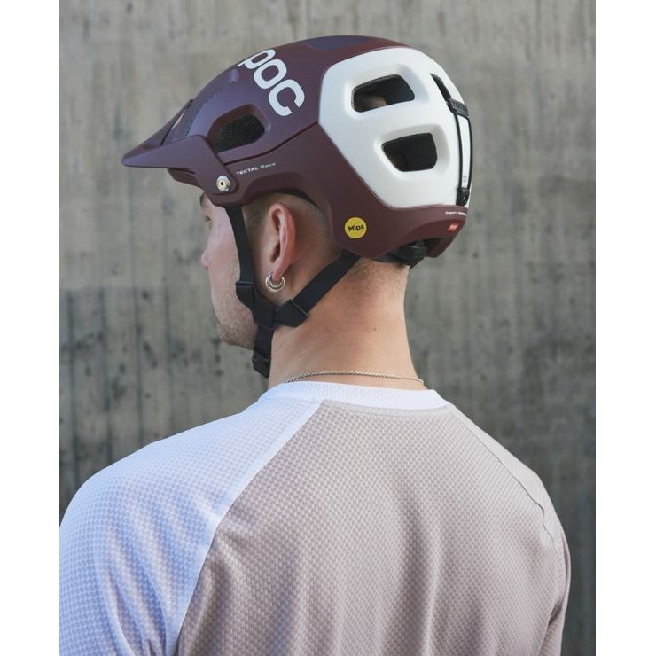 POC Tectal Race MIPS Garnet Red/Hydrogen White Matt
