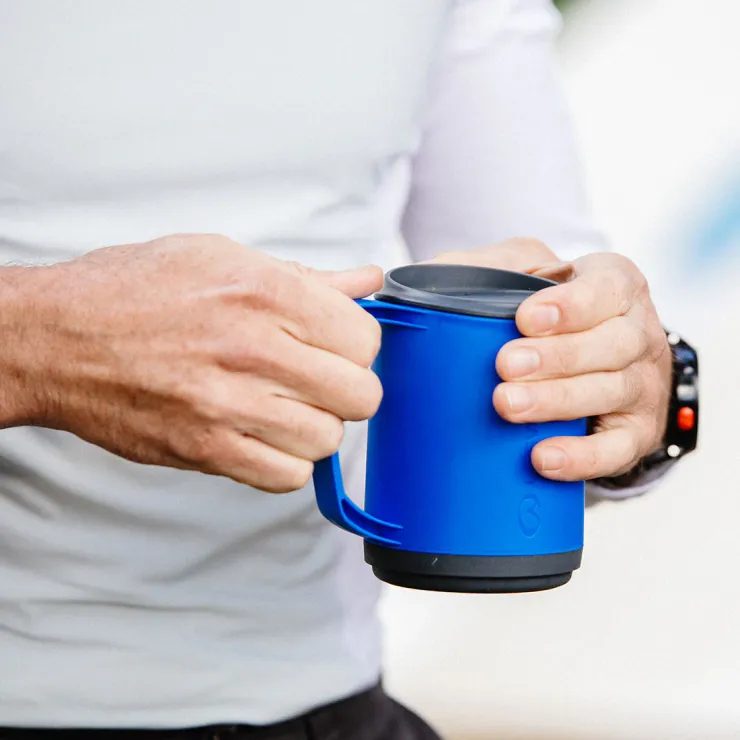 LIFEVENTURE Ellipse Insulated Mug; 350ml; graphite