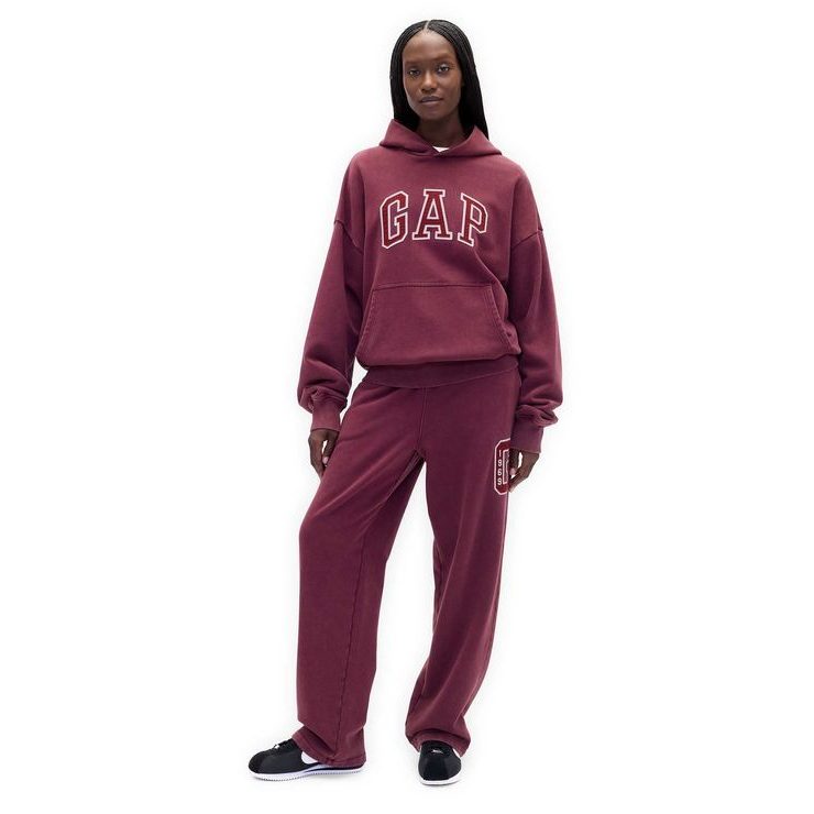 GAP 853431-01 Tepláky Logo Heavyweight Červená