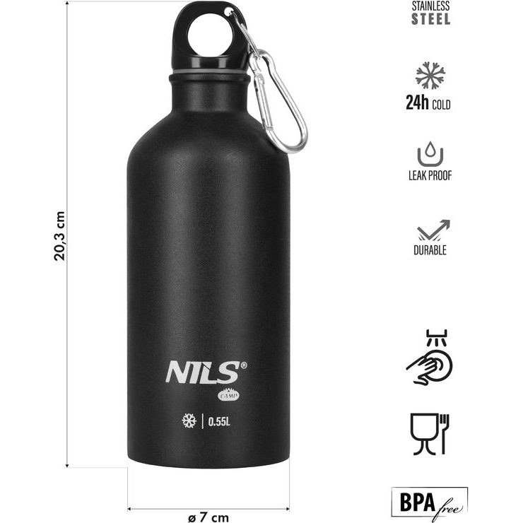 NILS Camp NC3801 černá 500 ml