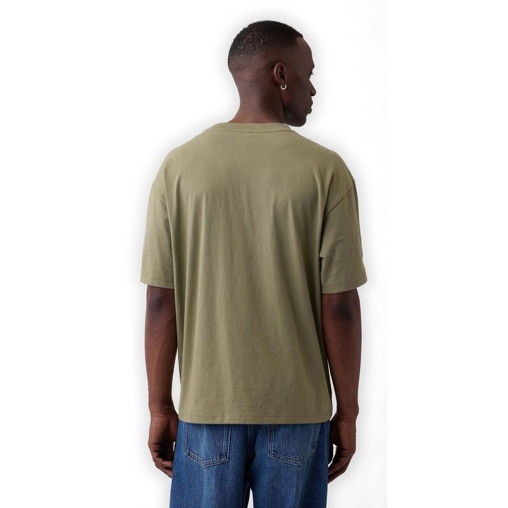 GAP 887948-00 Tričko s logem Vintage Soft Zelená