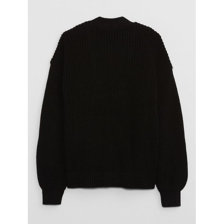 GAP 724354-00 Dětský kardigan na zapínání Černá