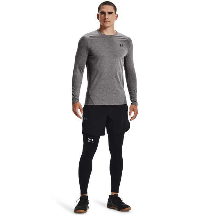 UNDER ARMOUR UA CG Armour Fitted Crew, Gray