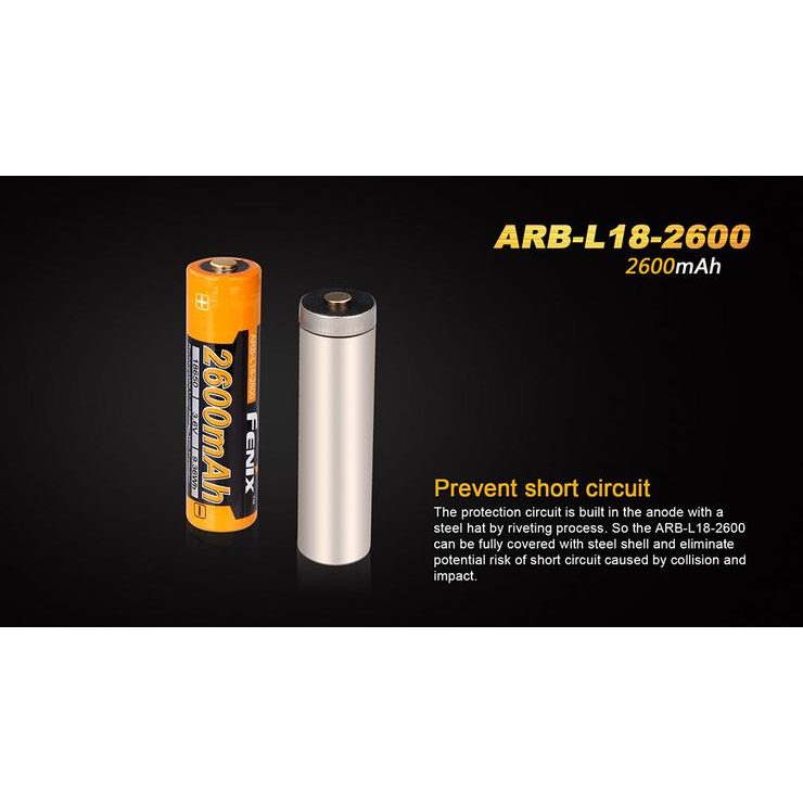 FENIX 18650 2600 mAh (Li-Ion)