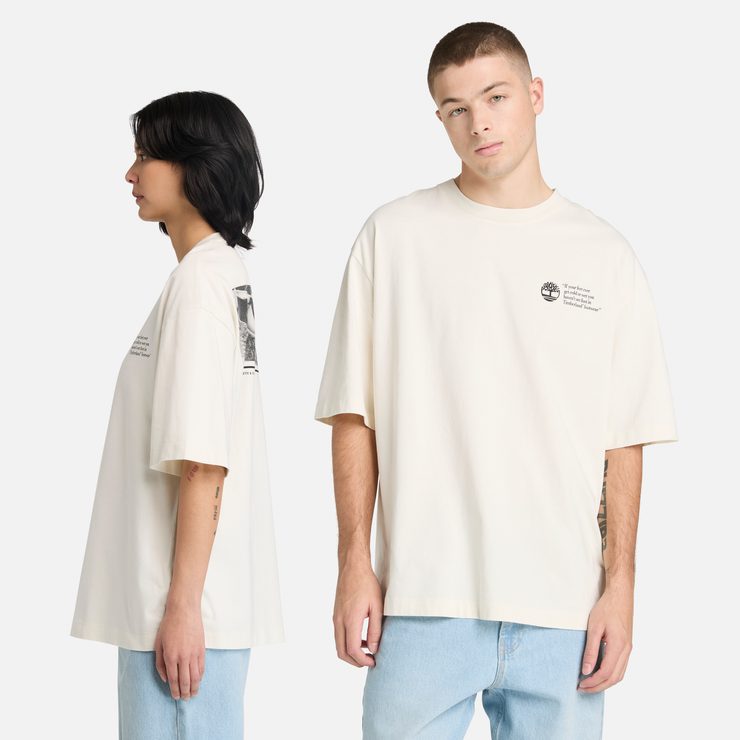TIMBERLAND Archive Boot Tee Vintage White