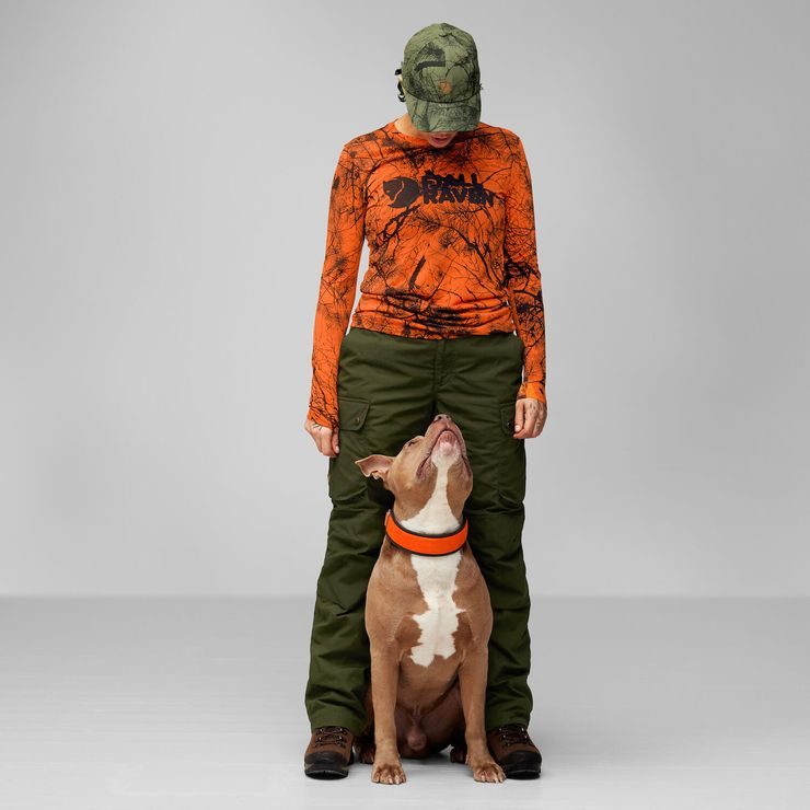 FJÄLLRÄVEN Värmland Wool LS W, Green Camo