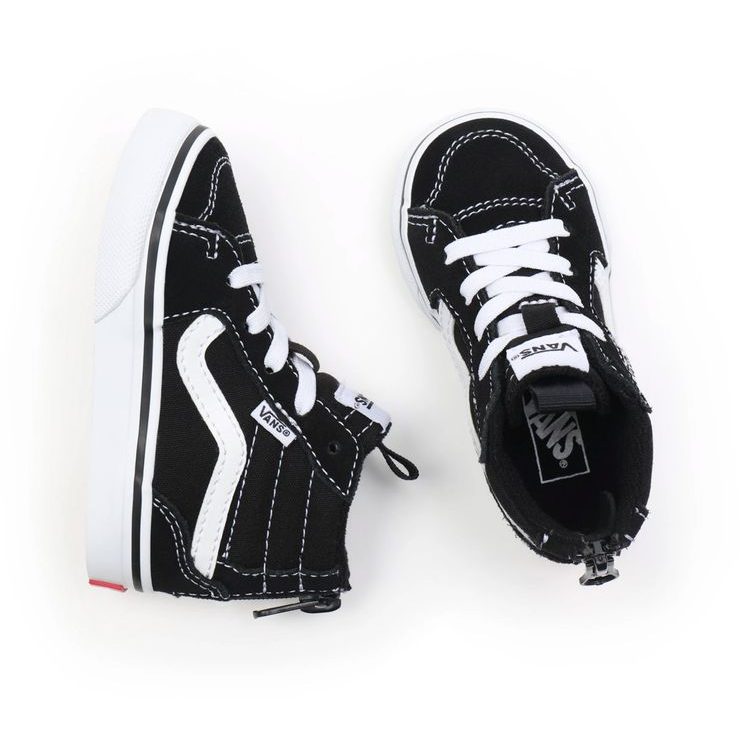 VANS TD Filmore Hi Zip, (suede/canvas) black/white
