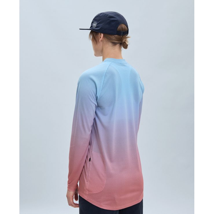 POC W's Essential MTB Lite LS Jersey, Gradient Rock Salt
